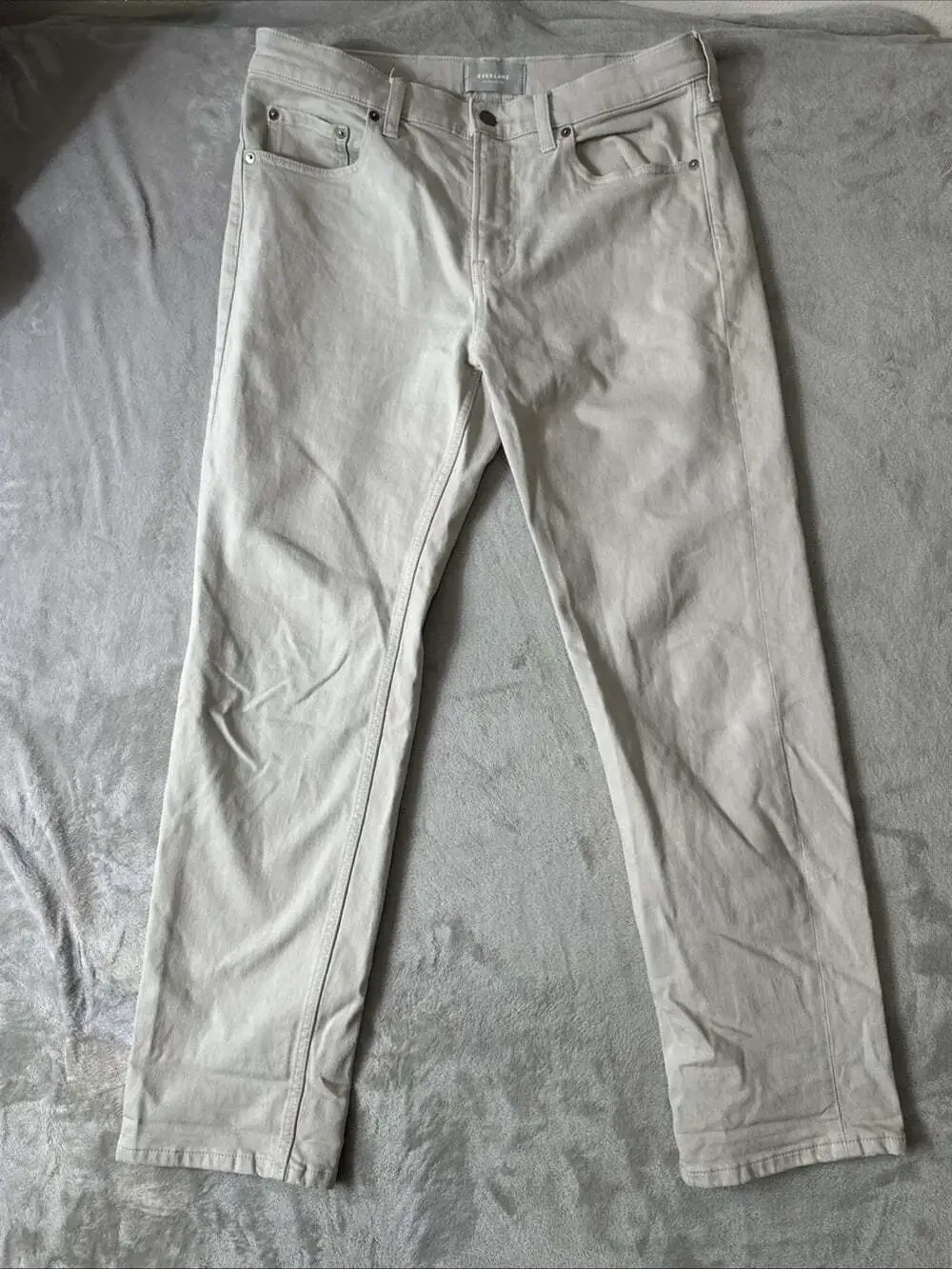 Everlane Men’s Straight Fit Jeans 31x30 Beige Tan Denim Pants